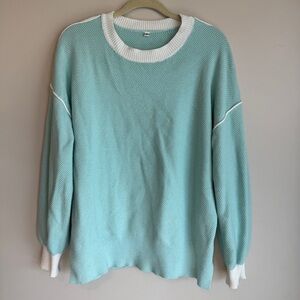 Women's Light Blue/Teal Sweater
